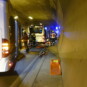Unfallübung im Tunnel