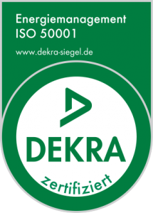 Dekra Siegel Zertifizierung Energiemanagement ISO 50001