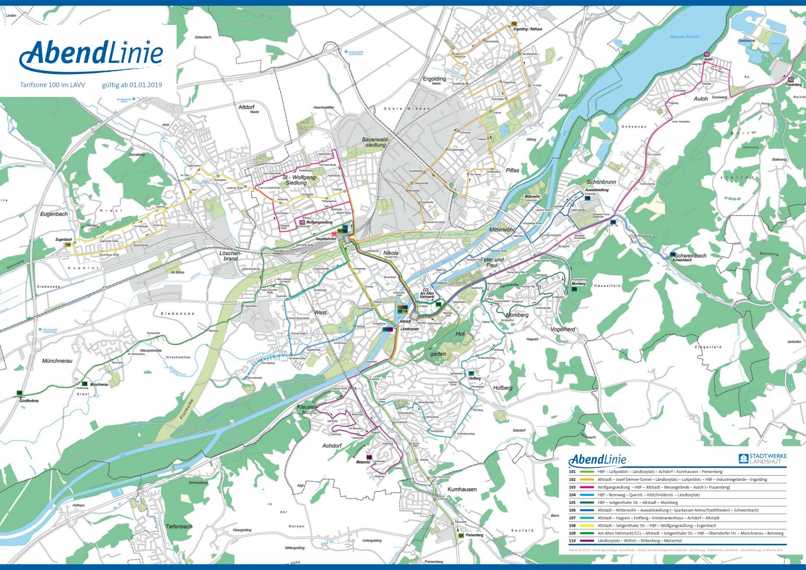 Liniennetzplan-Abendlinie-geo Liniennetzplan Abendlinie geo