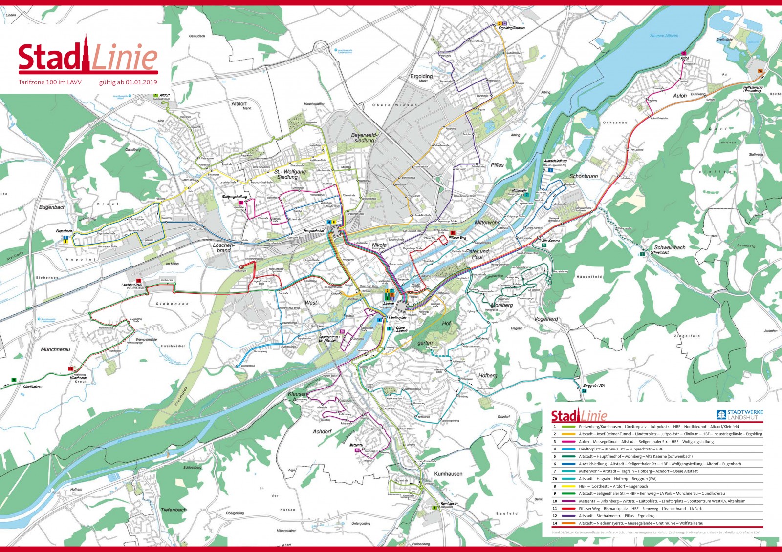 Liniennetzplan-Stadtlinie-geo Liniennetzplan der Stadtlinie-geo