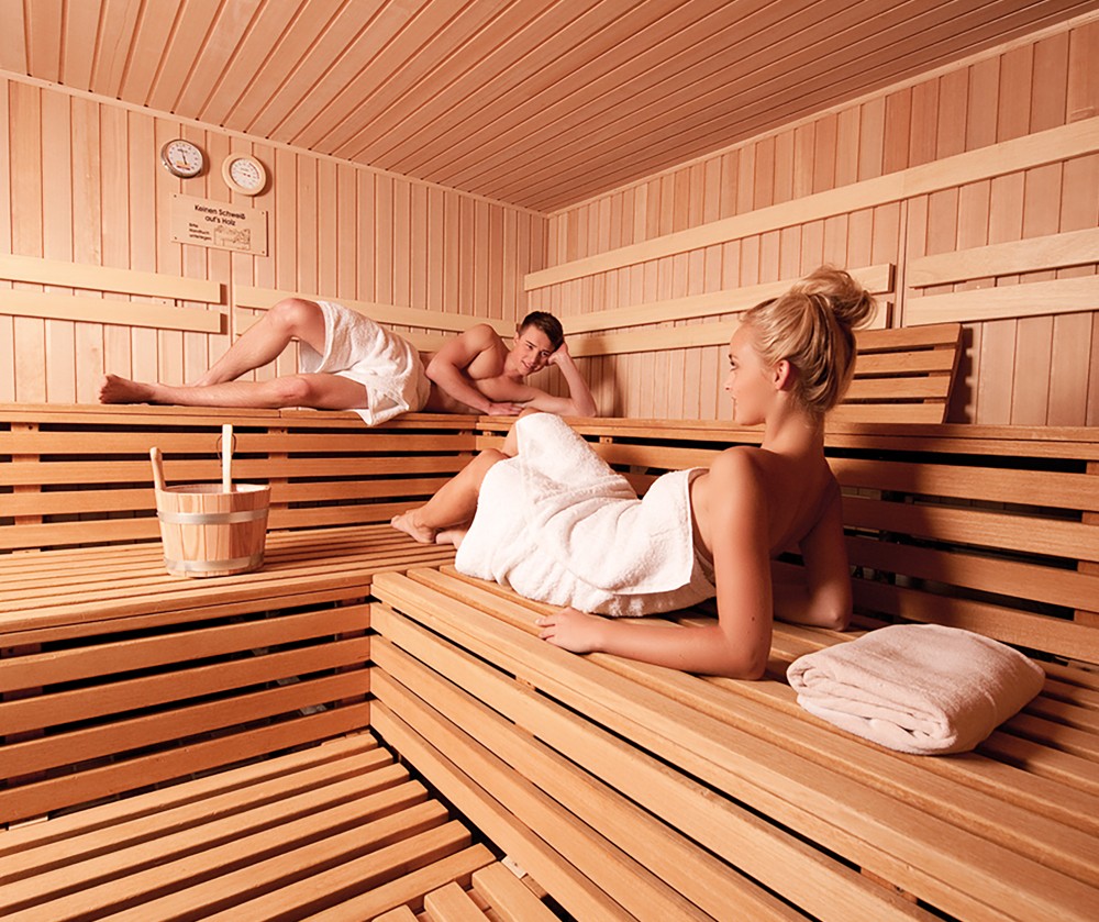 Entspannung in der Sauna im Stadtbad Landshut